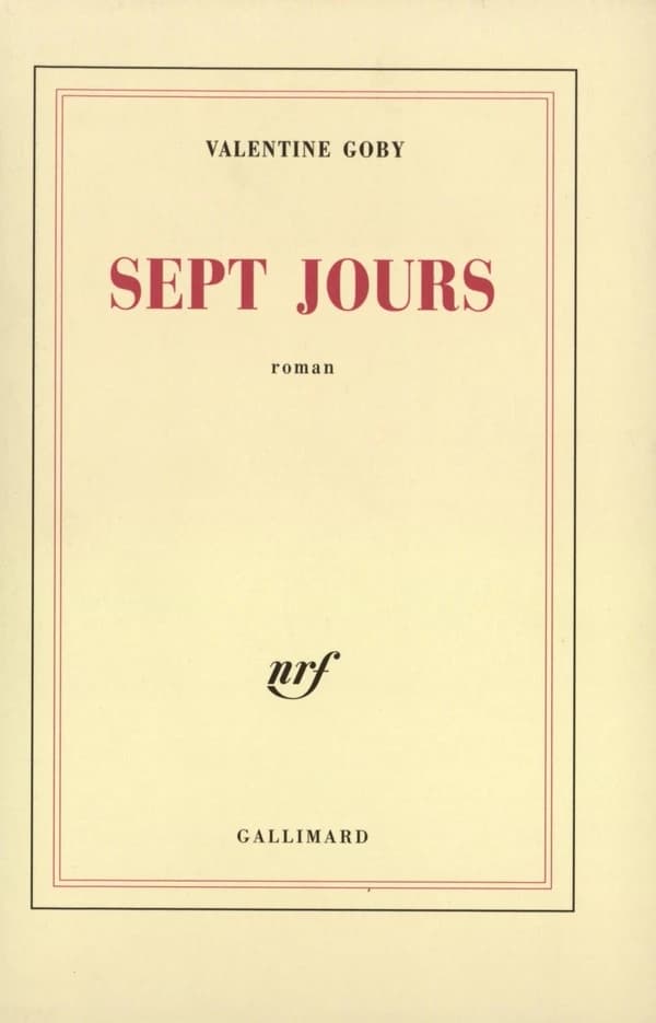 Sept jours : roman
