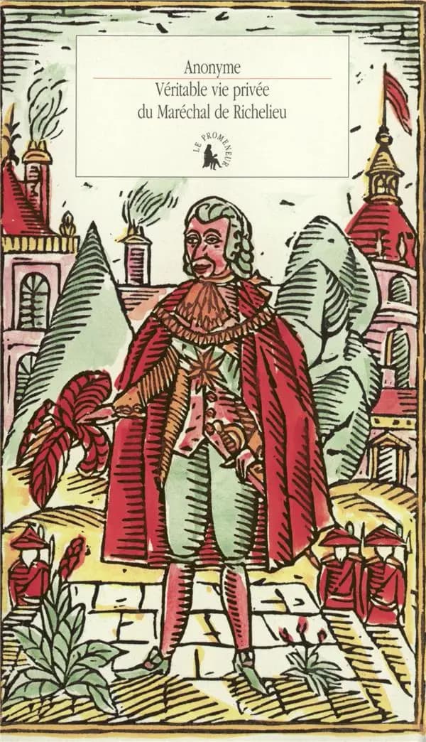 Véritable vie privée du maréchal de Richelieu : contenant ses amours et intrigues et tout ce qui a rapport aux divers rôles qu'a joués cet homme célèbre pendant plus de quatre-vingts ans : anonyme