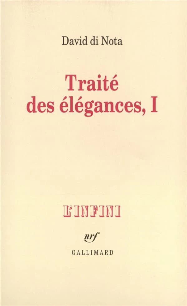 Traité des élégances. I