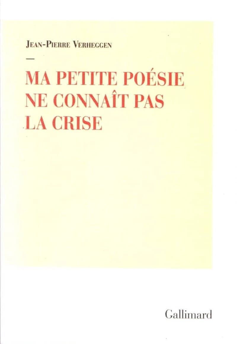 Ma petite poésie ne connaît pas la crise