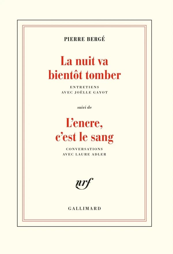 La nuit va bientôt tomber : entretiens avec Joëlle Gayot, conversations avec Laure Adler