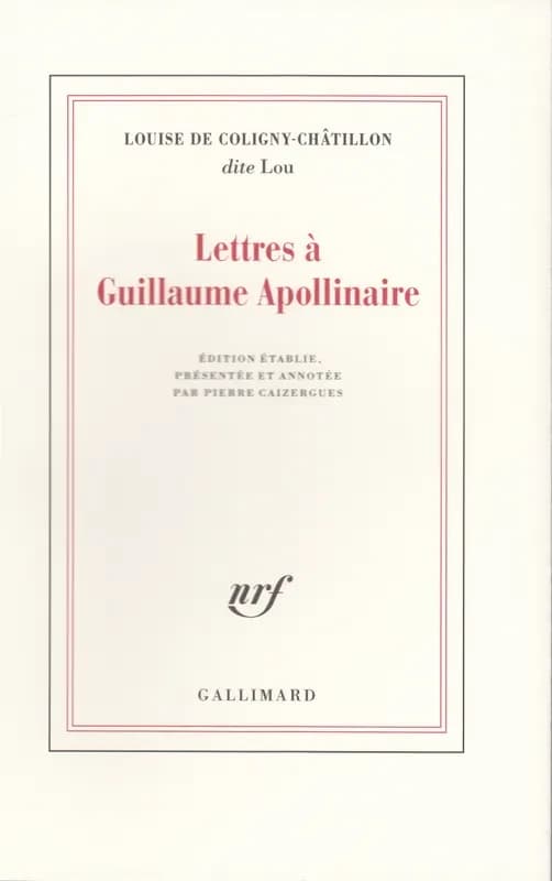 Lettres a guillaume apollinaire
