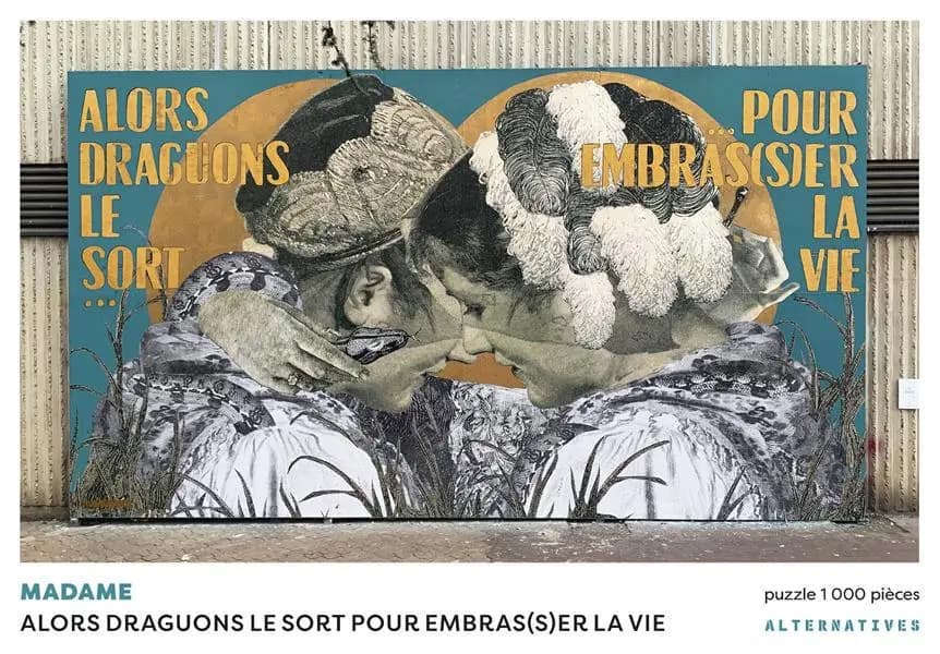 Alors draguons le sort pour embrasser(s)er la vie : puzzle 1000 pièces