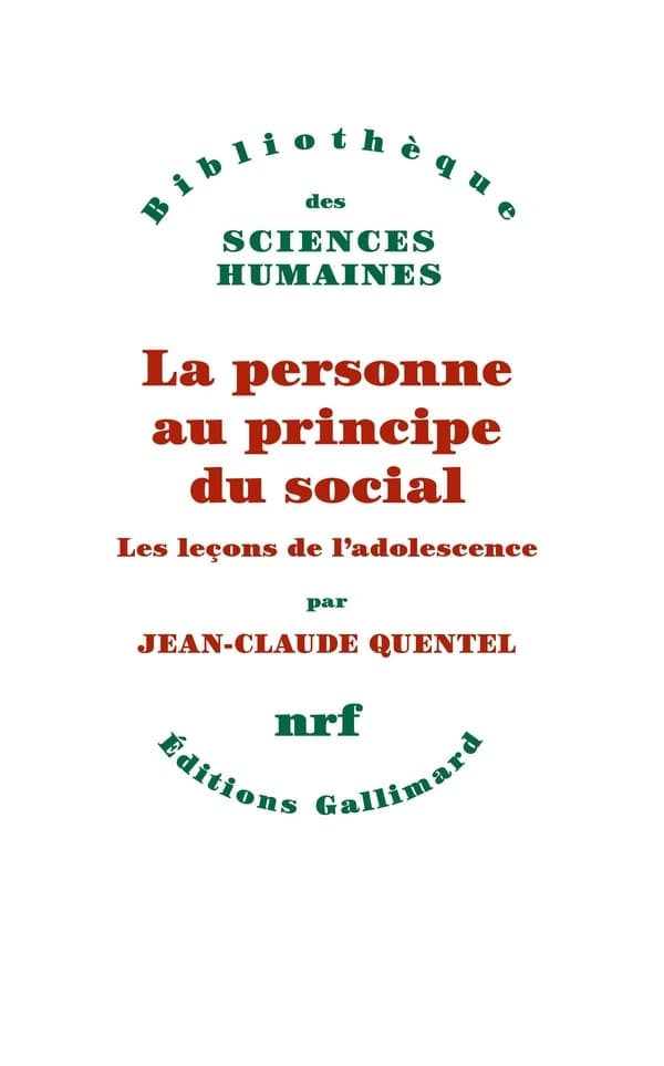 La personne au principe du social : les leçons de l'adolescence