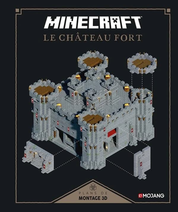 Minecraft : Le château fort: Plans de montage 3D