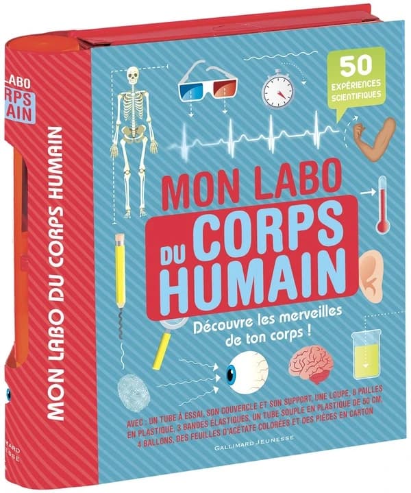 Mon labo du corps humain : 50 expériences scientifiques à faire chez soi