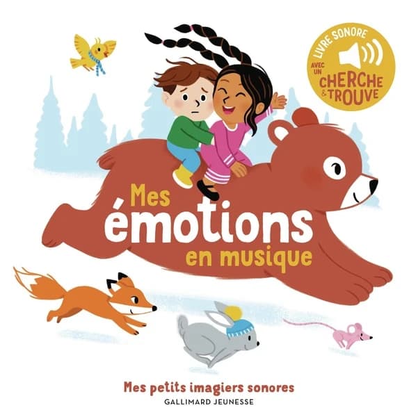 Mes émotions en musique : livre sonore avec un cherche & trouve
