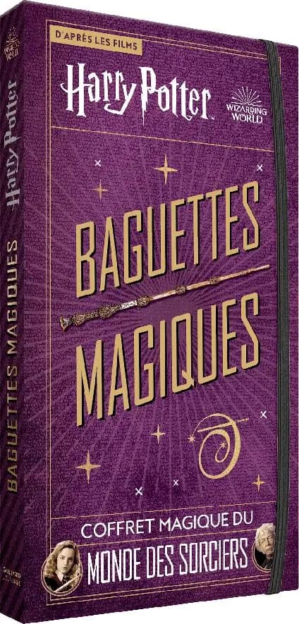 Harry Potter Baguettes magiques : Coffret magique du Monde des Sorciers avec des fac-similés à collectionner, des collector spécial Baguettes magiques, des secrets de tournage inédits