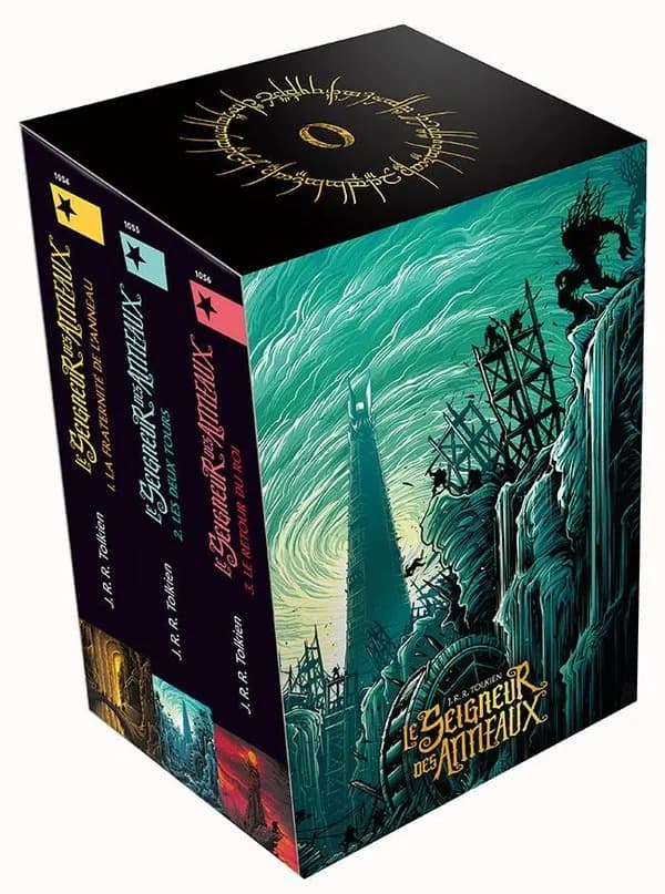 Coffret en trois volumes : La Fraternité de l'anneau ; Les Deux tours ; Le Retour du roi