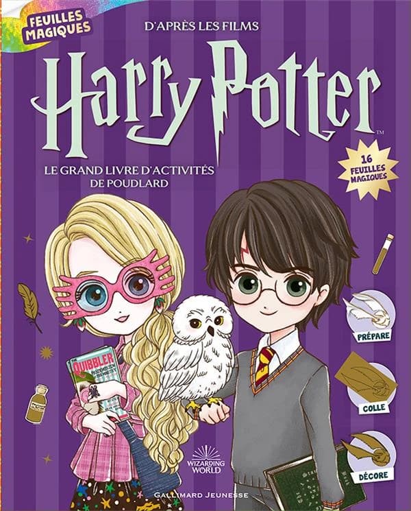 Harry Potter : le grand livre d'activités de Poudlard : 16 feuilles magiques