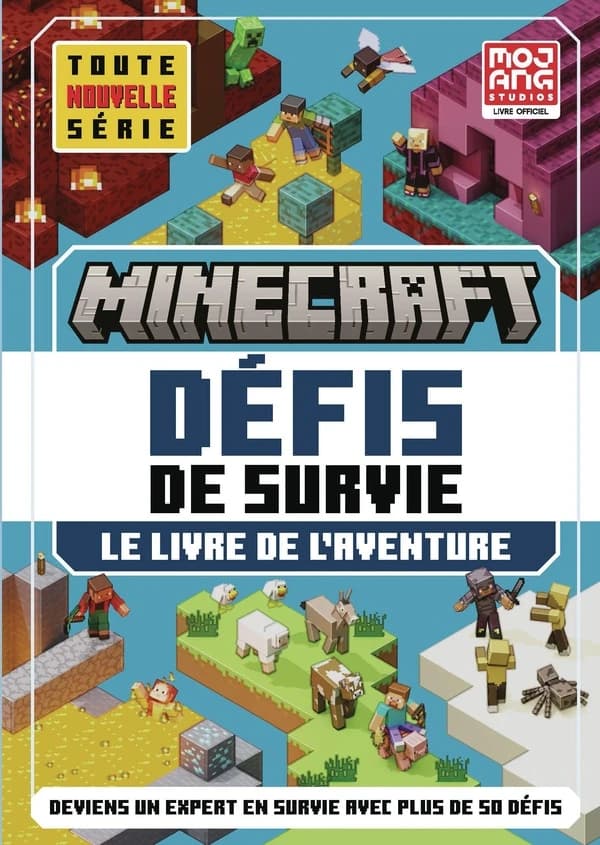 Minecraft : défis de survie : le livre de l'aventure
