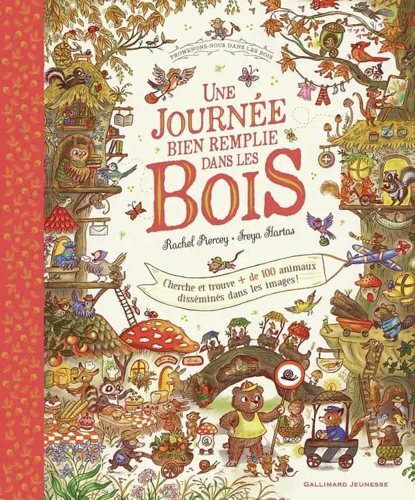 Une journée bien remplie dans les bois : cherche et trouve + de 100 animaux disséminés dans les images !