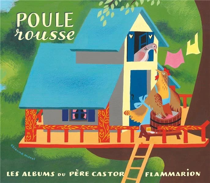 Poule rousse ([Reproduction en fac-similé]) vieux conte nouvellement raconté par Lida ; images d'Étienne Morel