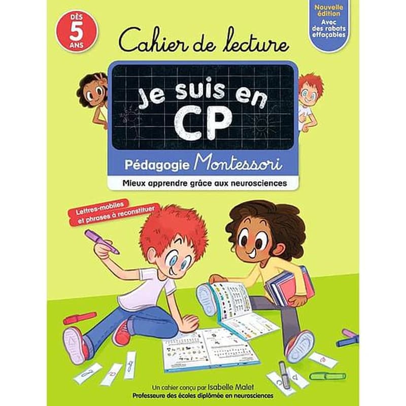Je suis en CP : cahier de lecture : pédagogie Montessori (édition 2022)
