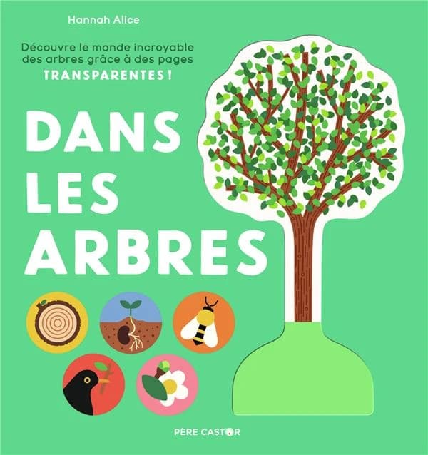 Dans les arbres : découvre le monde incroyable des arbres grâce à des pages transparentes !