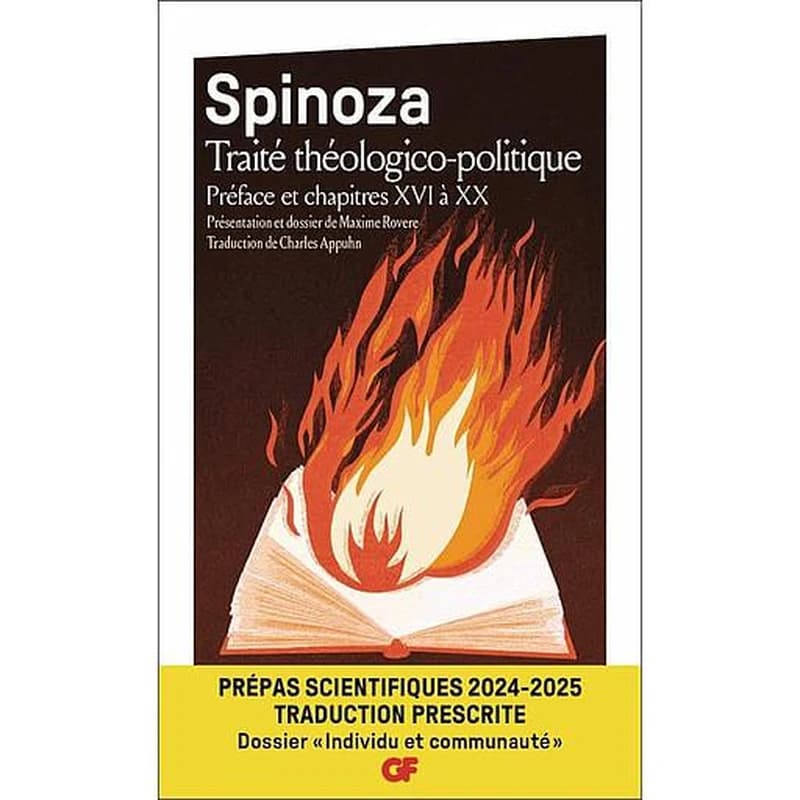 Traité théologico-politique : préface et chapitres XVI à XX