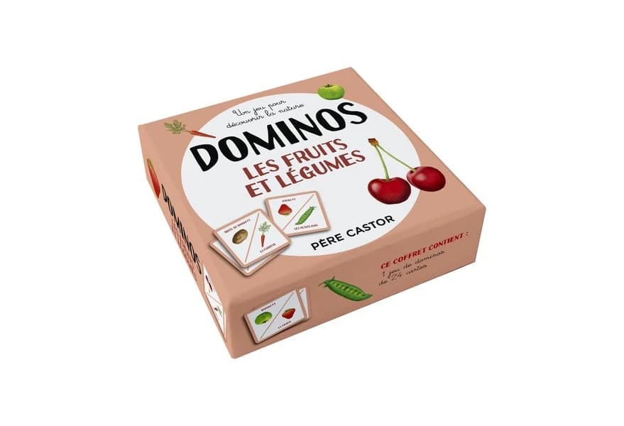 Jeu de dominos : les fruits et les légumes : [Image didactique]