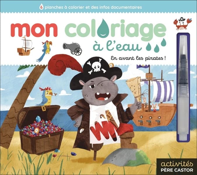 Mon coloriage à l'eau
