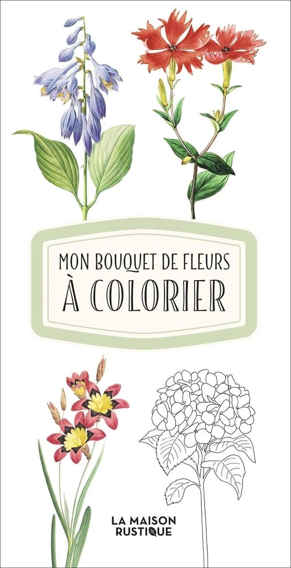 Mon bouquet de fleurs à colorier