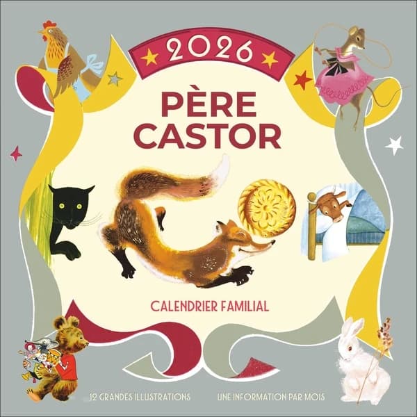 Calendrier familial Père Castor 2026