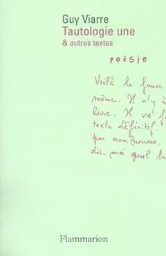 Tautologie une ; suivi de Le museau mis ; et de Devant le temps