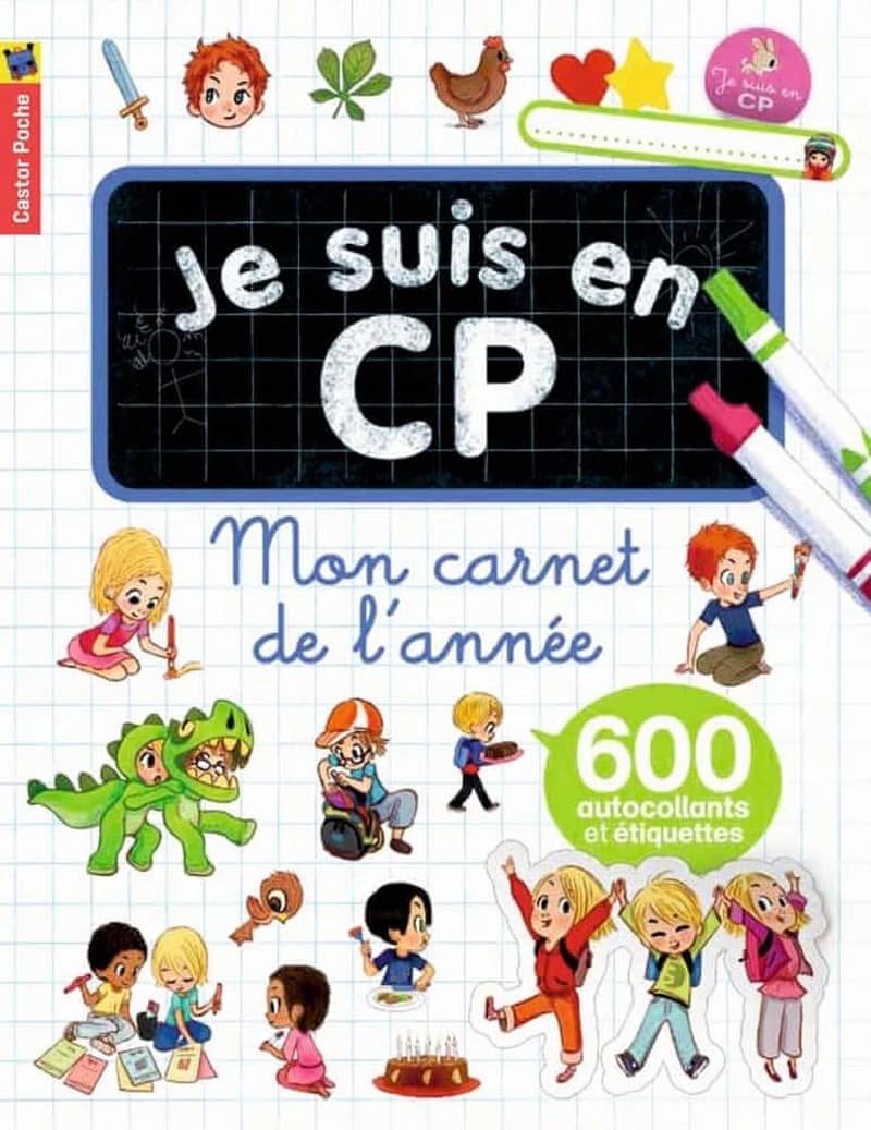 Je suis en CP : Mon carnet de l'année : [autocollant]