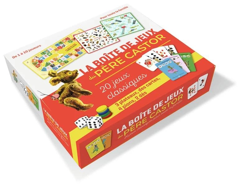La boite de jeux du pere castor ; 20 jeux classiques