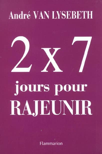 2x7 jours pour rajeunir
