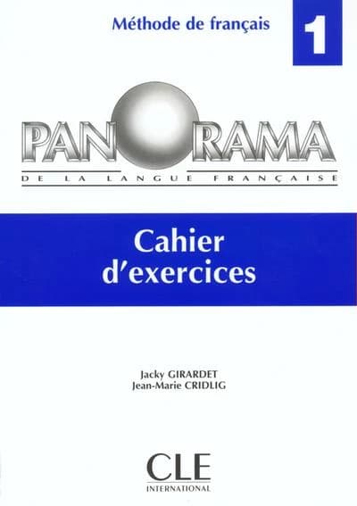 Panorama 1 de la langue française : méthode de français (Ed. 2000) Jacky Girardet, Jean-Marie Cridlig