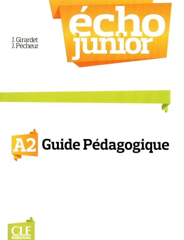 Écho junior : méthode de français, A2
