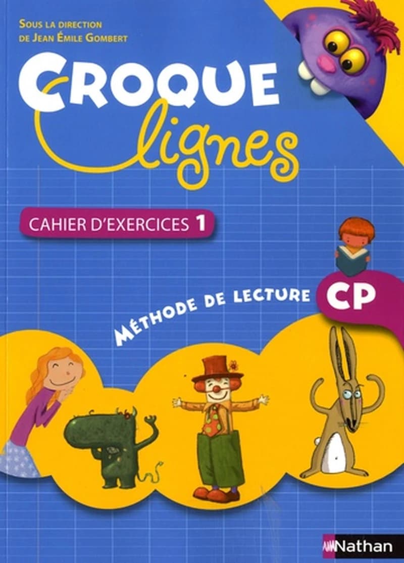 Croque-lignes - cahier exercices - tome 1 - CP (French Edition)