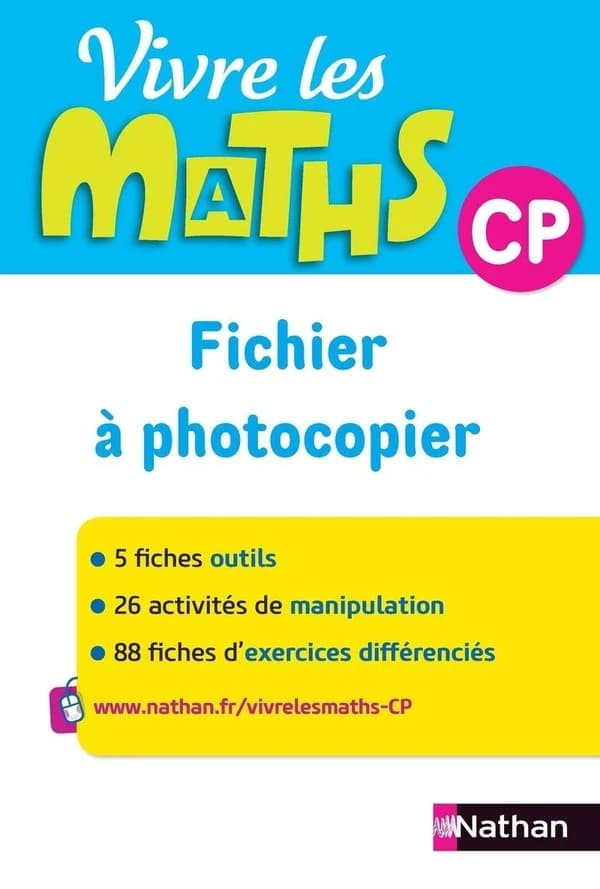 Vivre les maths : vivre les maths ; CP ; fichier à photocopier