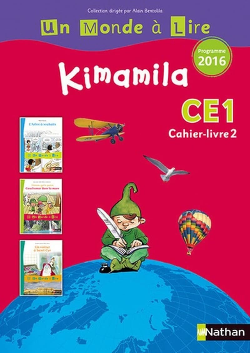 Kimamila ; série rouge ; français ; CE1 ; cahier-livre Tome 2 (édition 2016)