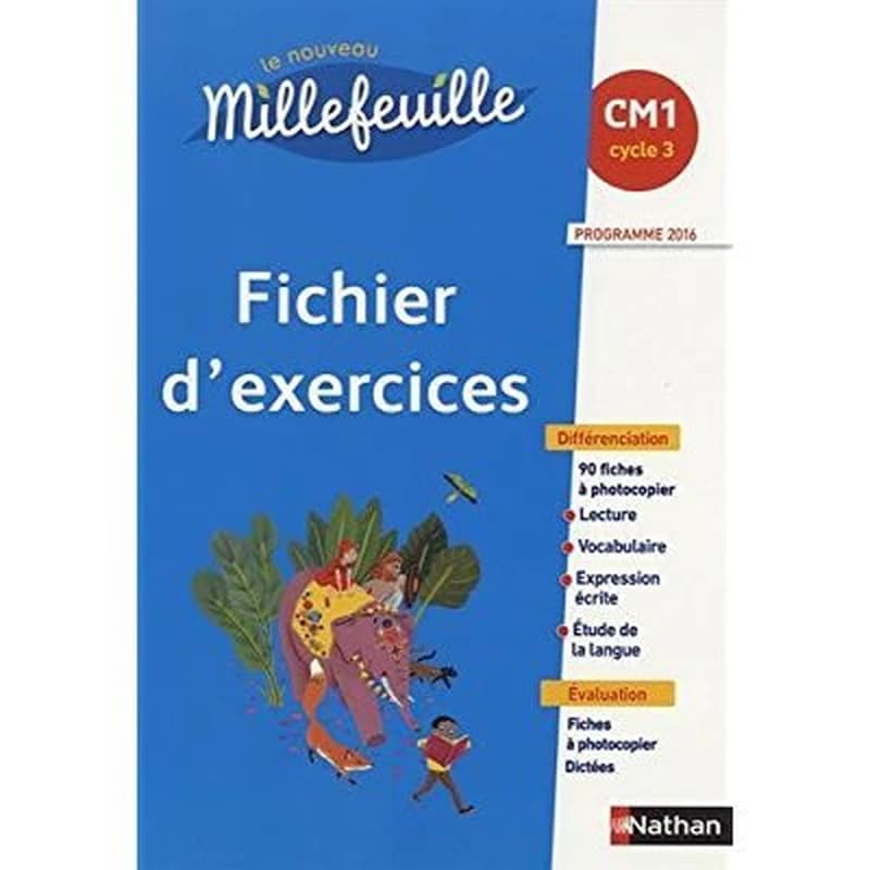 LE NOUVEAU MILLEFEUILLE CM1 - CAHIER D'ACTIVITES (EDITION 2017)