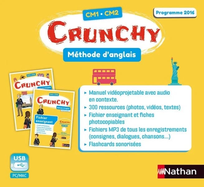 Crunchy : Crunchy Anglais CM