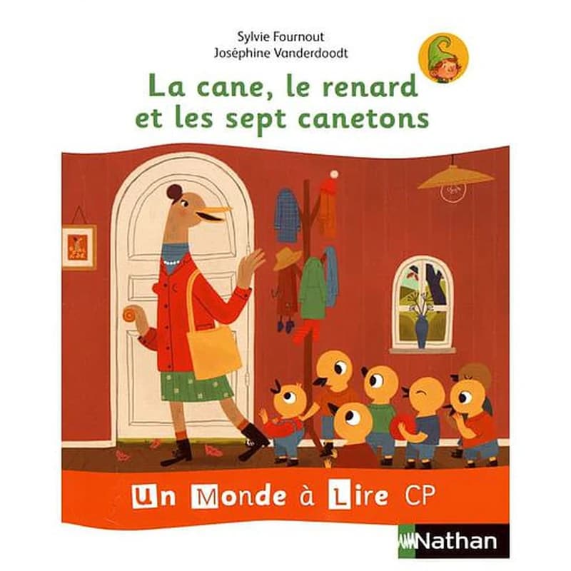 La cane, le renard et les sept canetons