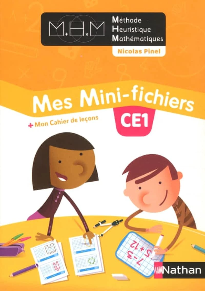 Méthode heuristique de mathématiques ; mes mini-fichiers ; CE1 (édition 2018)
