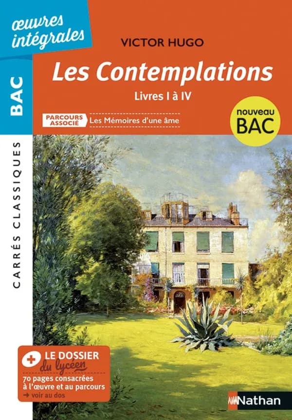 Les contemplations : 1856, livres I à IV