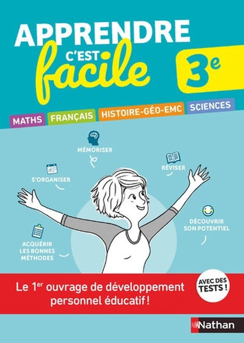 Apprendre, c'est facile ; mathématiques ; français ; histoire-géographie-éducation ; sciences ; 3e (édition 2018)