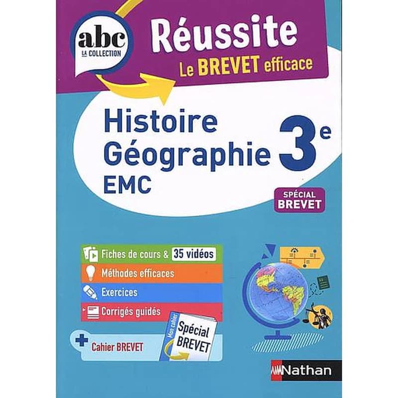 ABC du bac réussite : histoire-géographie, enseignement moral et civique : 3e (édition 2022)