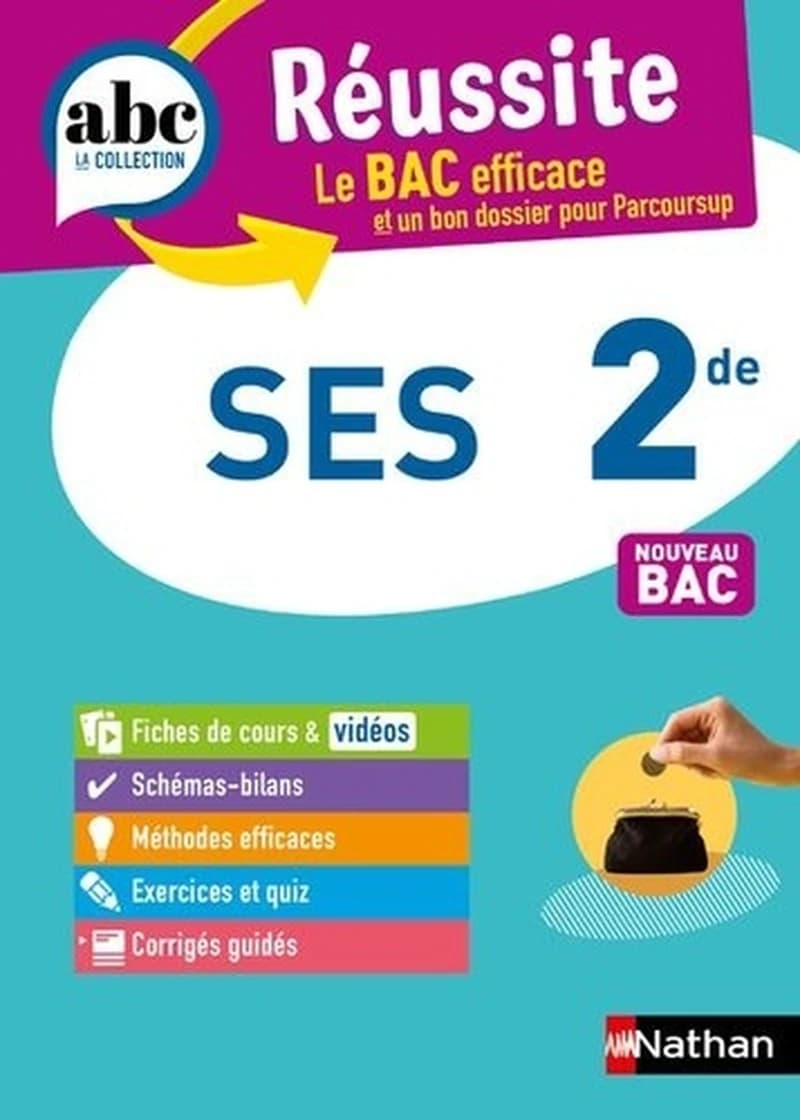 ABC du bac réussite : SES ; 2de (édition 2023)