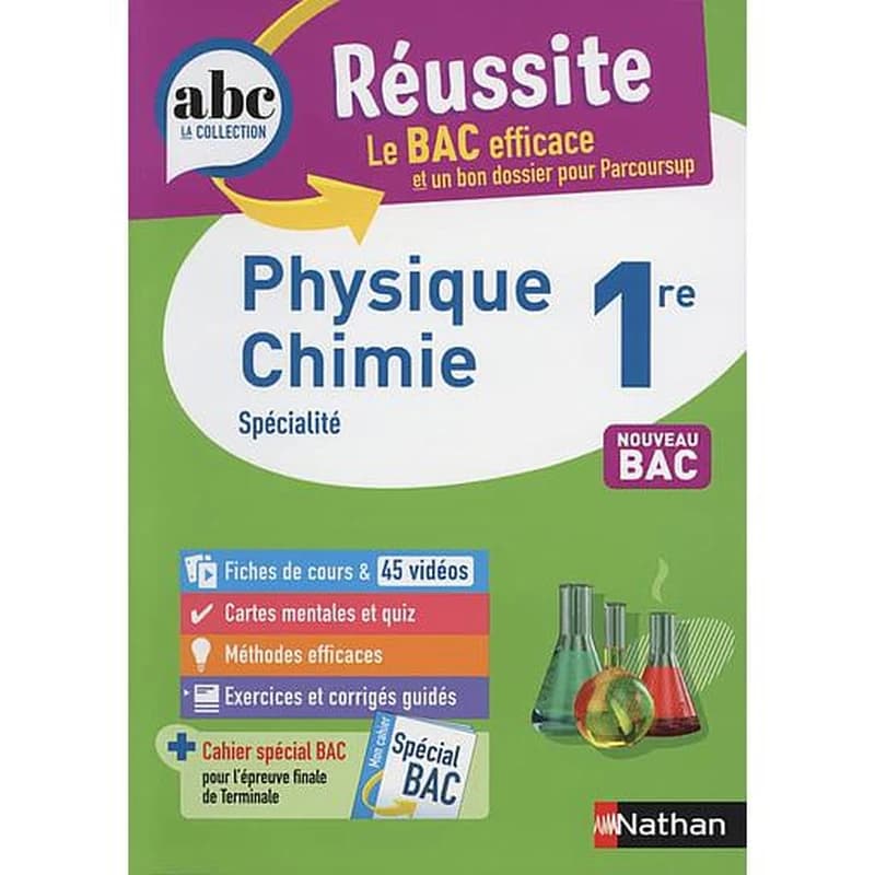 ABC du bac réussite : physique-chimie : 1re