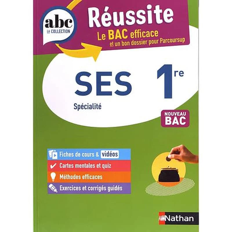 ABC du bac réussite : sciences économiques et sociale spécialité : 1re