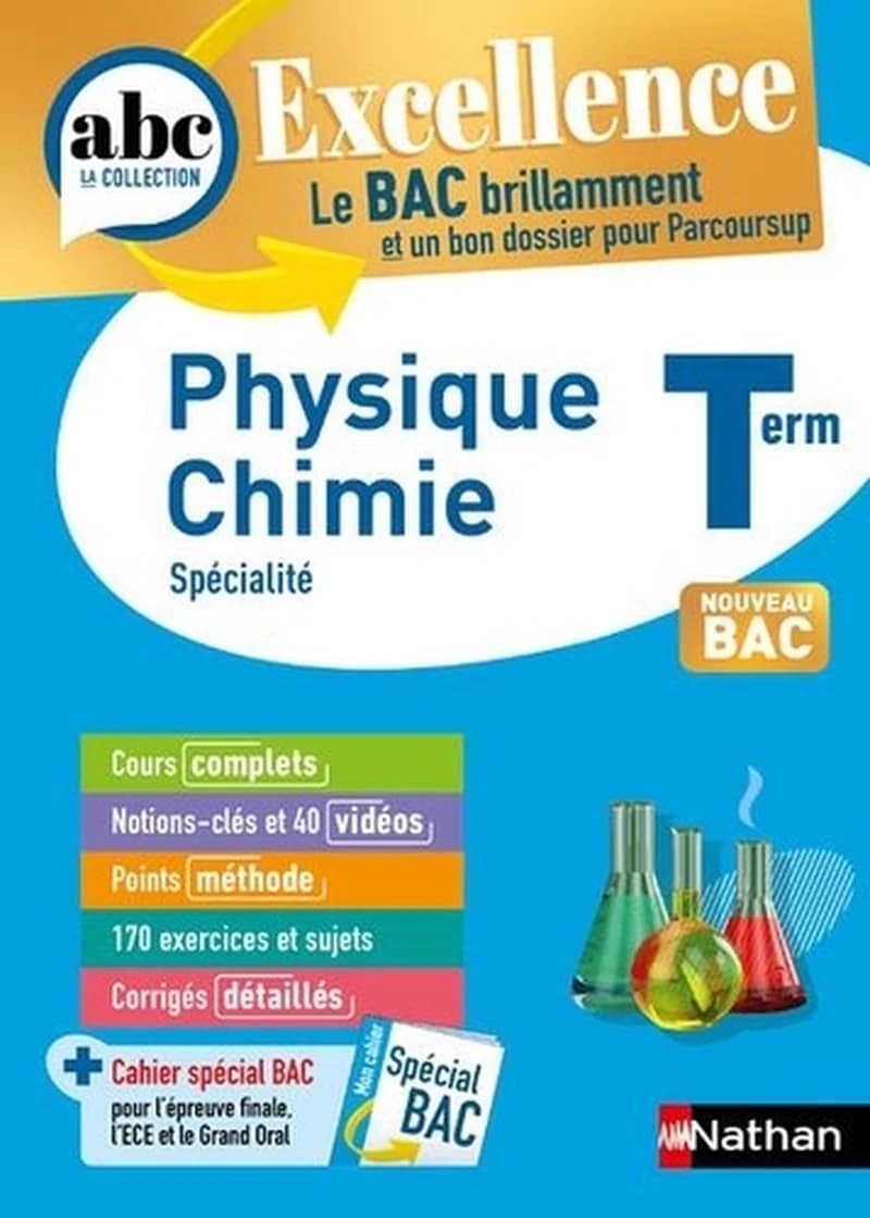 ABC du bac excellence : physique-chimie ; terminale (édition 2023)