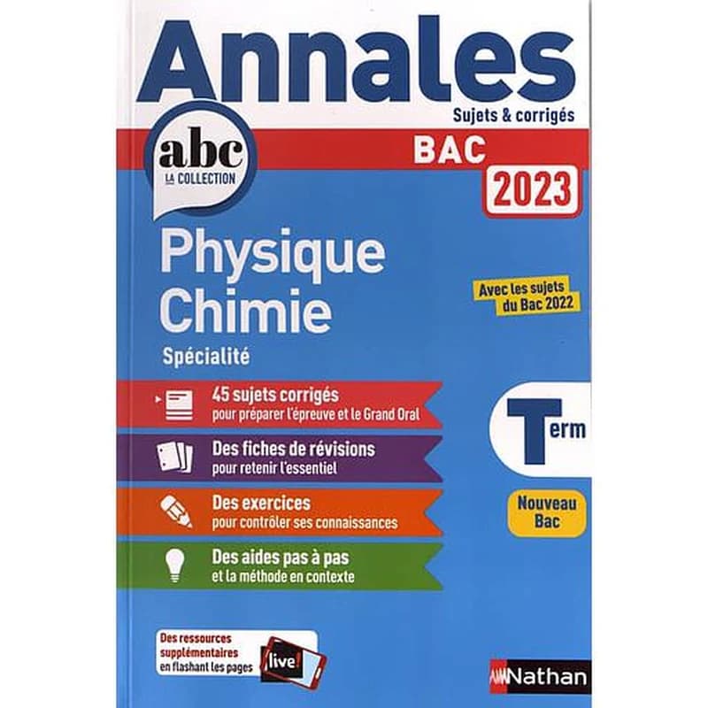 Physique chimie : Term spécialité