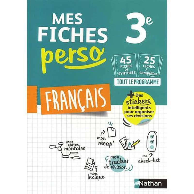 MES FICHES PERSO FRANCAIS 3E - VOL02