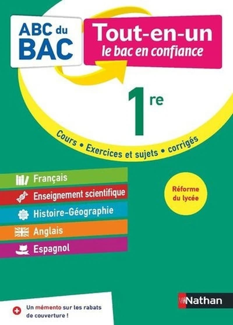 ABC DU BAC : tout-en-un : toutes les matières : 1re (édition 2020)