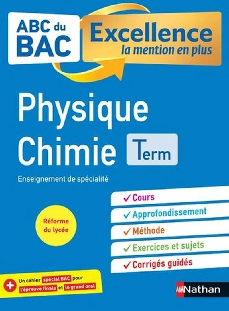ABC du bac excellence Tome 6 : physique-chimie ; terminale (édition 2020)