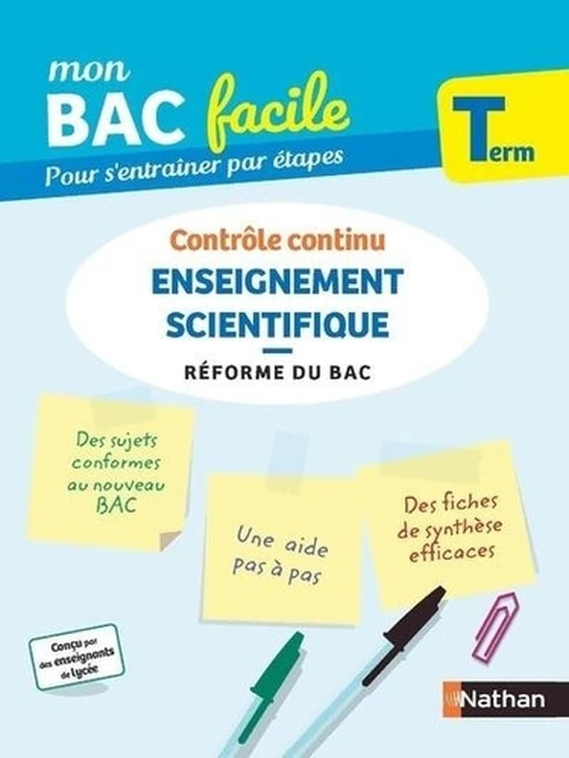 Mon bac facile ; enseignement scientifique ; terminale (édition 2020)