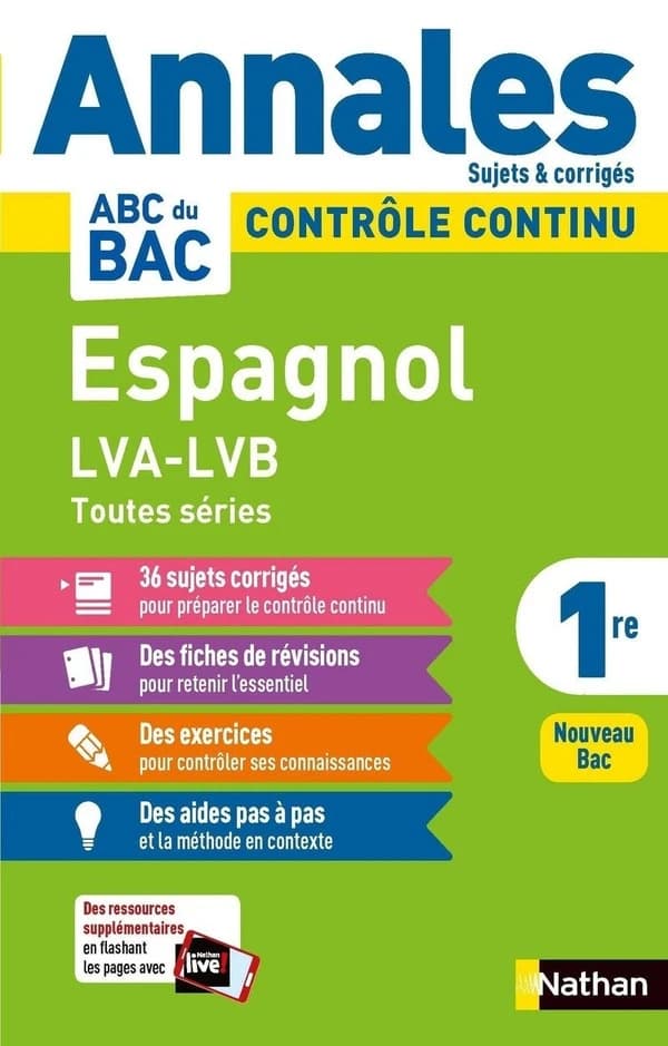 Annales ABC du bac ; sujets & corrigés : espagnol : LVA